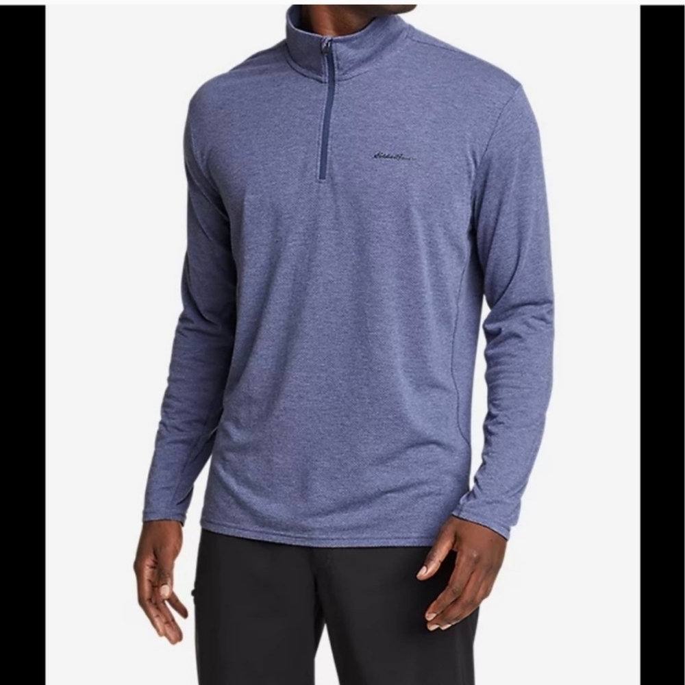 Eddie Bauer Boundless 1/4 Zip Pullover mens size meduim